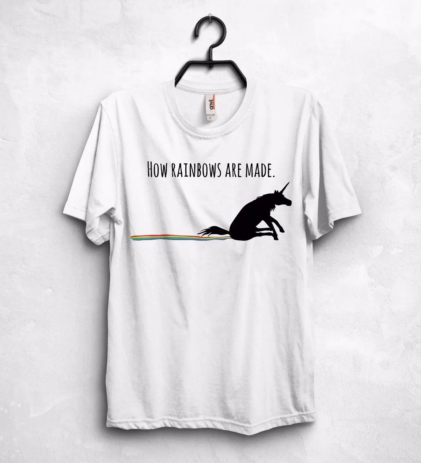 

How Rainbows Are Made T Shirt Top Funny Gift Color Magic Sweet Custom Printed Tops Hot Sales T-Shirts Fashion Brand