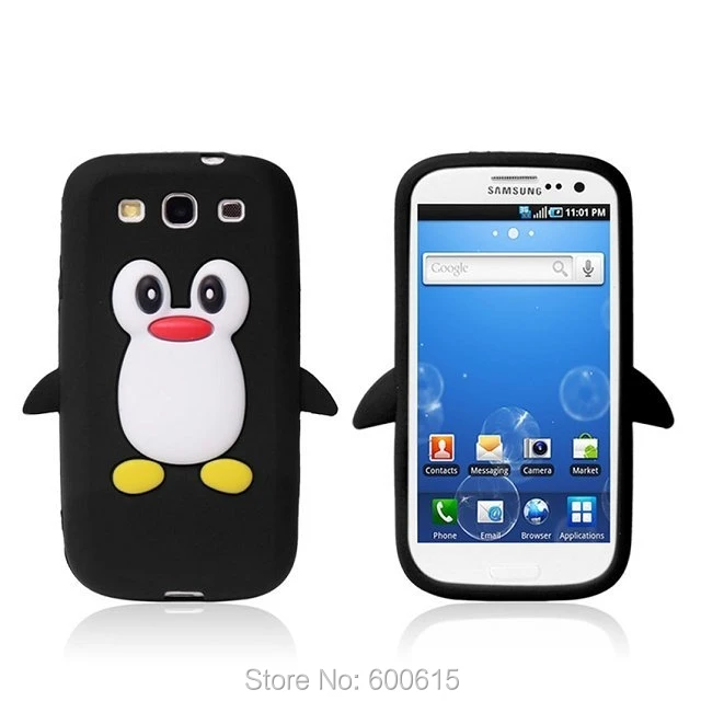 Samsung galaxy s3 i9300 penguin silicone case (14)
