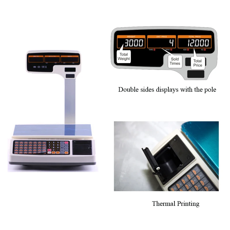 Весы поддержка тепловой чековой печати с RJ11 порт качество денежный ящик вместе специально для pos кассовый аппарат системы