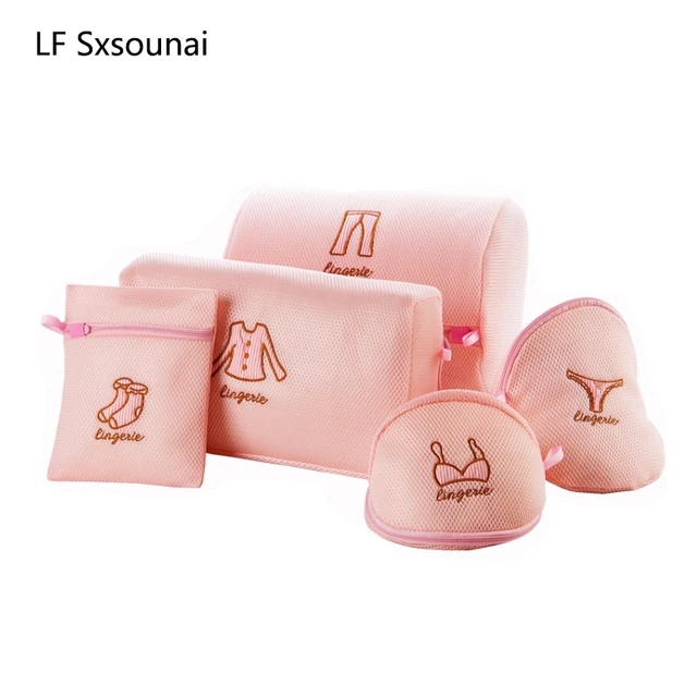 Lf Sxsounai Mesh Washing Laundry Bags For Clothes Zipper Travel Lf Sxsounai Mesh Washing Laundry Bags For Clothes Zipper Travel Underwear Basket Dryer Machine