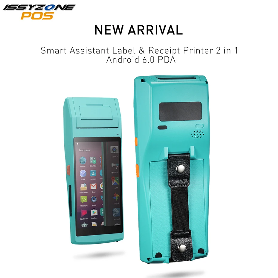 

ISSYZONEPOS Handhled Android Computer POS Terminal Data Collector WIFI Bluetooth NFC 4G Built in 58mm Thermal Printer FRFE SDK