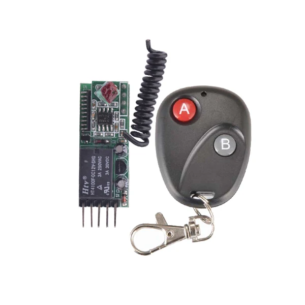

12V 1CH Max Load 250V 3A Mini wireless switch receiver Board with remote control Momentary Non-Latched/Latched 39*16*12.5mm