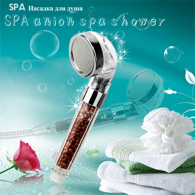 

2015 Hot Sale Top Fashion Ducha Grohe Chuveiro Shower Nozzle Negative Ion Spa Solar Water Heater Head Plumbing Hose Base Knopper