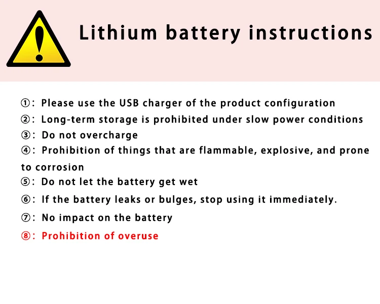battery instrution