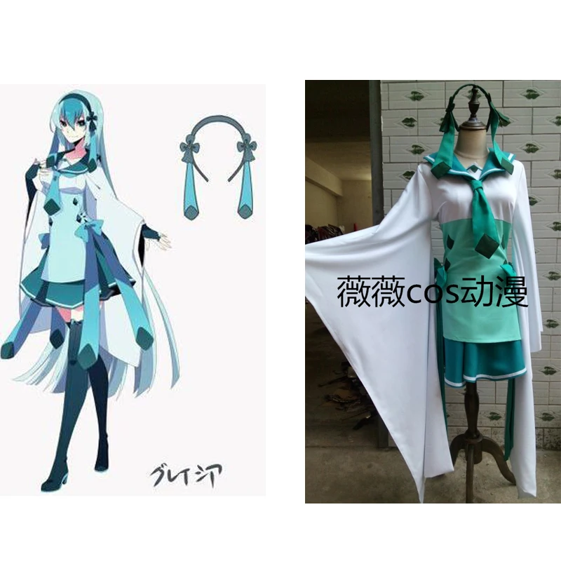 2016 Pocket Monster Hot Anime Cosplay Kostuum Glacia COS Leuke Lolita Kostuums 2016 Pocket Monster Hot Anime Cosplay Kostuum Glacia COS Leuke Lolita Kostuums