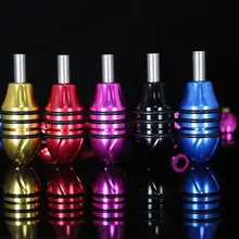 Высокое качество 5 цветов 1 шт. самоблокирующиеся ручки оливковая трубка Насадки для тату алюминиевый сплав для татуировки Советы поставки татуировки аксессуары Fr