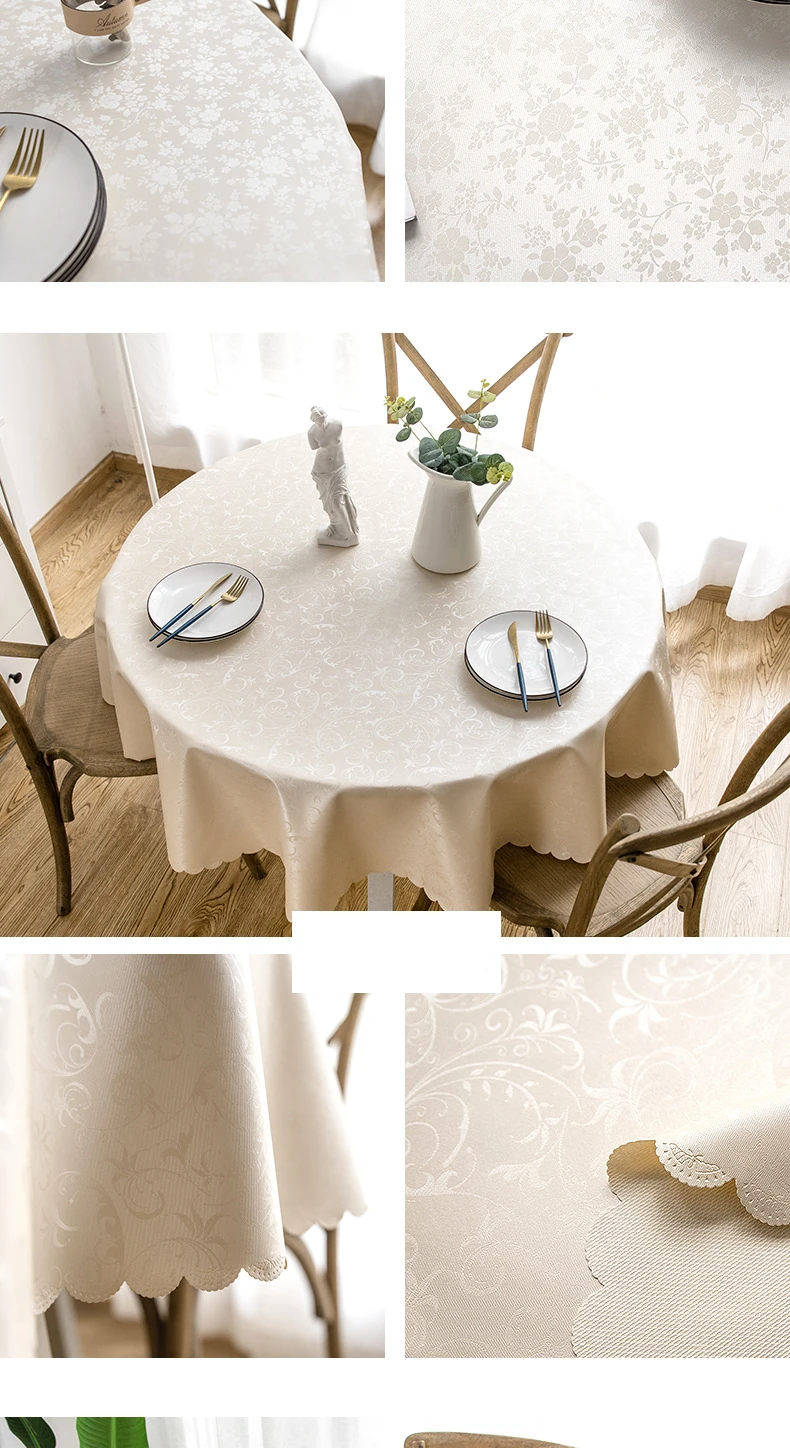 Новое качество Oilproof одноразовые PU скатерти цветок печати Soild крышка стола для гостиницы банкета обеденный стол долговечная скатерть