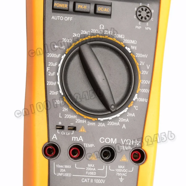 Купить vc9808 + 3 1/2 цифровой мультиметр dcv по вац АСД / Р / С / Л ...