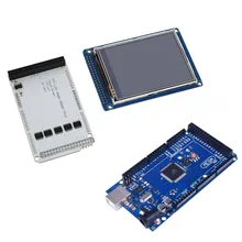 3.2" TFT LCD Touch+ 3.2 Inch Shield Mega Shield+ For Mega2560 R3 with Usb Cable For Arduino Kit
