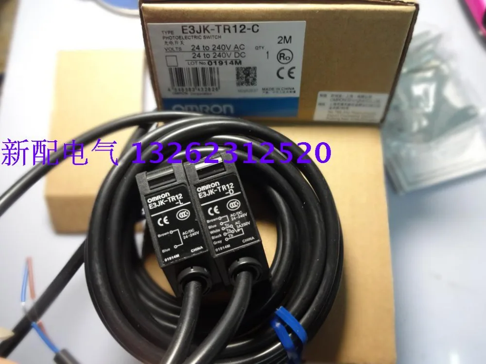 E3JK-TR12-C Omron Фотоэлектрический Датчик Переключатель Новый Высокое Качество