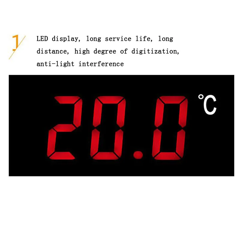 Электронный Thermometer 50 110C цифровой светодиодный Термометр Зонд 220В холодильник