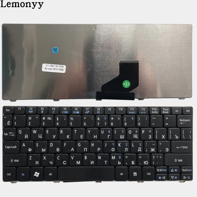  Russian Keyboard for Gateway Mini LT21 LT25 LT27 LT28 LT2100 LT32 LT3201u Packard Bell Dot SPT 723 