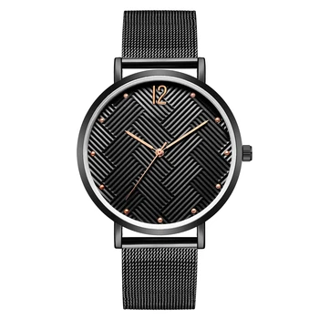 

High Quality Slim Quartz Watches Women Top Luxury Brand Stainless Steel Mesh Strap Ladies Wrist Watch Waterproof Female Clock