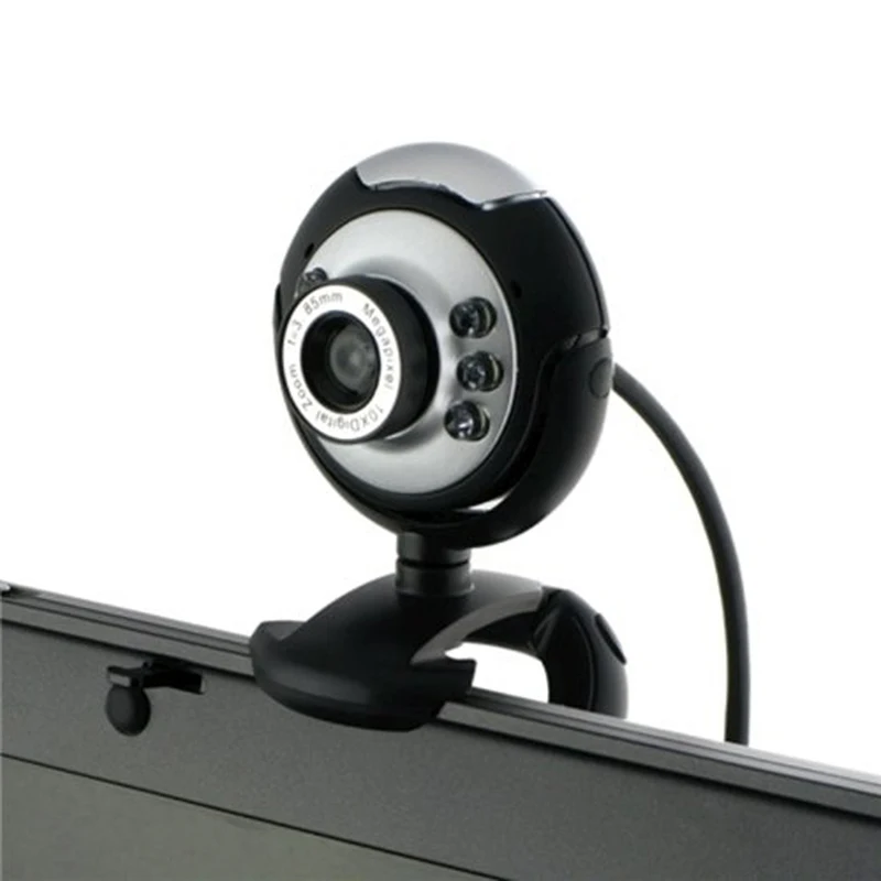 

Hot 6 LED USB 2.0 webcam 12 Megapixel Web Cam Digital Video Webcamera with Mic Night Vision for Desktop PC