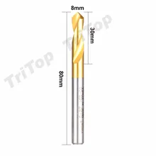 5 шт./лот D8* 90 градусов тип высокое качество, содержащий кобальт HSS Сверло с фиксированной точкой диаметр 8 мм 90 градусов