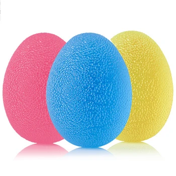 

Hot Massage Silicone Egg Hand Gripper Strengths Stress Relief Power Ball Forearm Finger Exercise Fitness Hand Exerciser