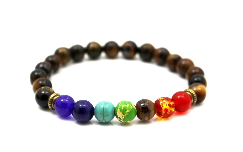 Women's Healing Balance Beads Chakra Bracelet Display 3