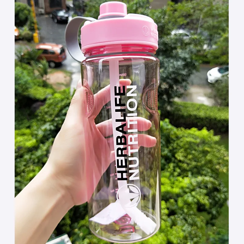 Новое поступление с фабрики 1000 мл Herbalife питательная бутылка для молочных коктейлей с соломинкой внутри пробел Бутылка чайник BPA бесплатно