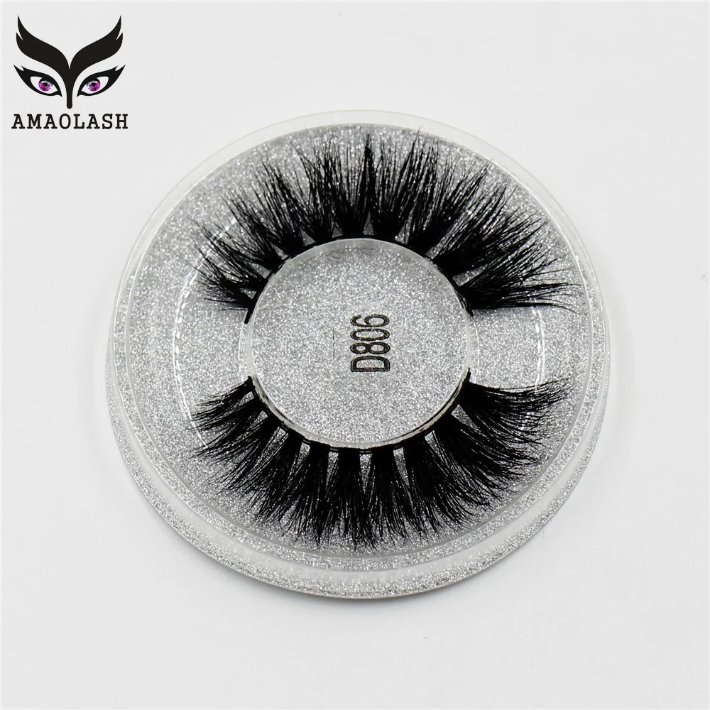 

AMAOLASH 3D Mink Eyelashes Cross thick Mink Lashes High Volume Cruelty Free False Eyelashes Handmade Natural Eye Lashes 13Styles