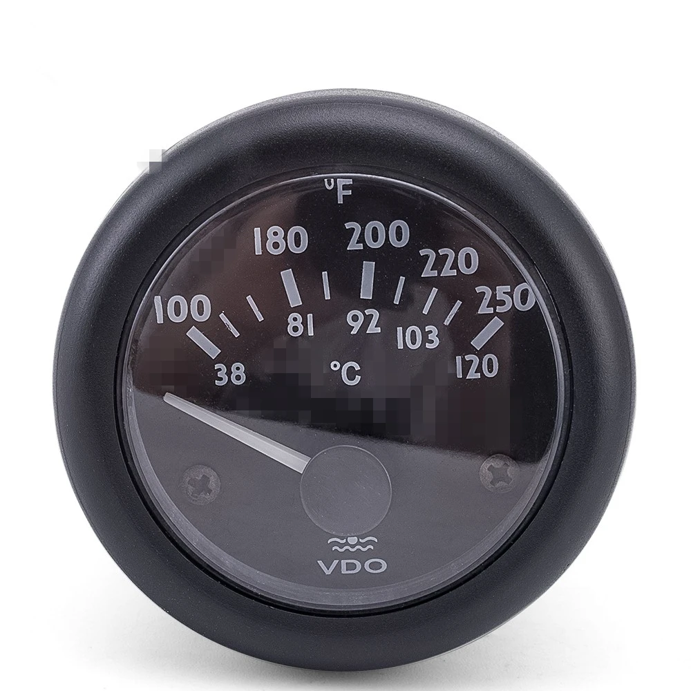 VDO-water-temperature-Gauge-12V-24V-optional-38-120C-100-250F (1)