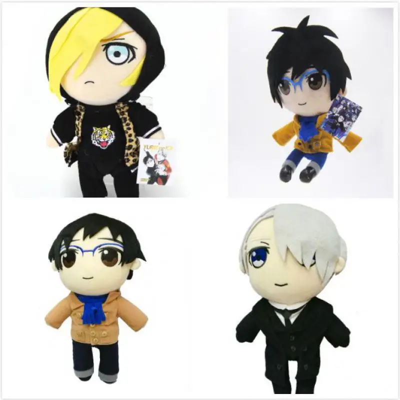 Милые аниме Yuri on ice плюшевые игрушки катсуки юури/пулисетти/Victor Nikiforov мягкая