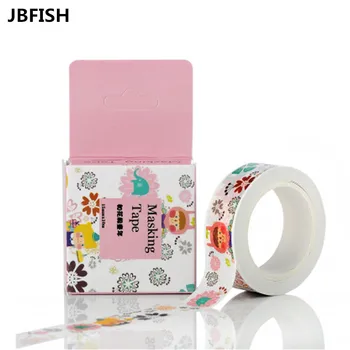

JBFISH Crazy Rabbit Romantic Vintage 1.5mm Decorative Adhesive Tape DIY Planner Paper Tape Japanese Washi Tape Masking Tape 3050