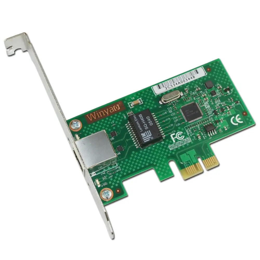 WYI210T1 PCI-E X1 1000 M Gigabit Ethernet сетевой карты(NIC) intel I210-T1 RJ45 сетевые порты карты