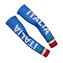 Велосипедные нарукавники Pro team italia! Велоспорт нарукавники быстросохнущие Велоспорт рукав рука солнцезащитный протектор манжеты