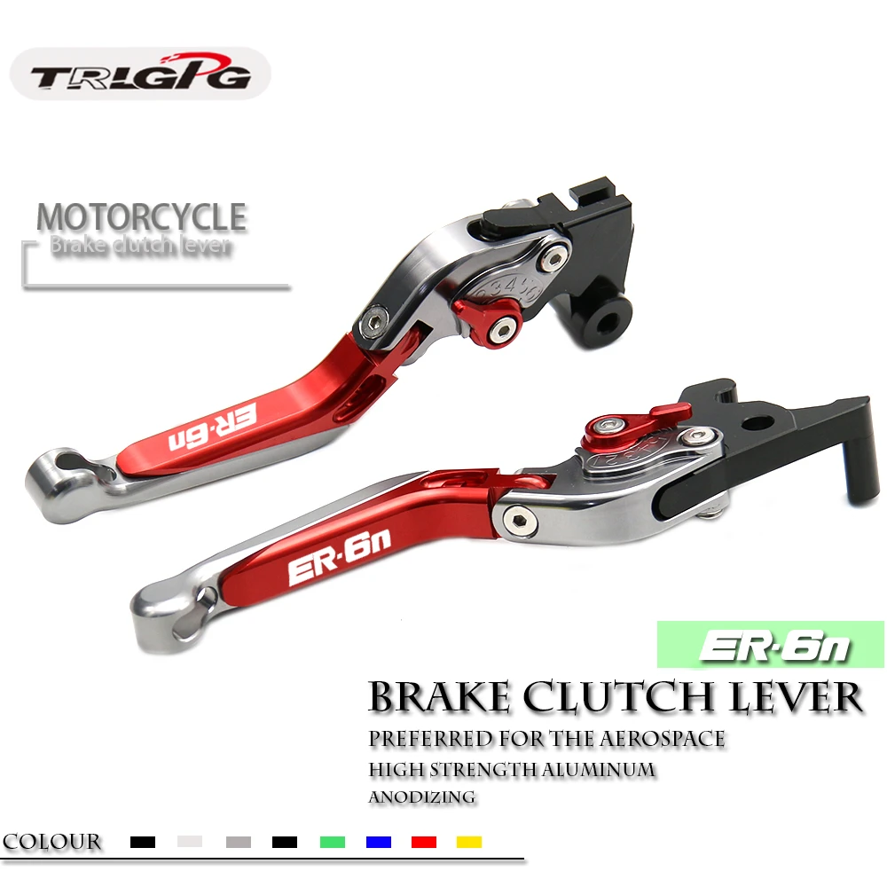Рычаг сцепления для kawasaki er6n er 6n 2006 2008 ретро рычаг выдвижной складной аксессуары