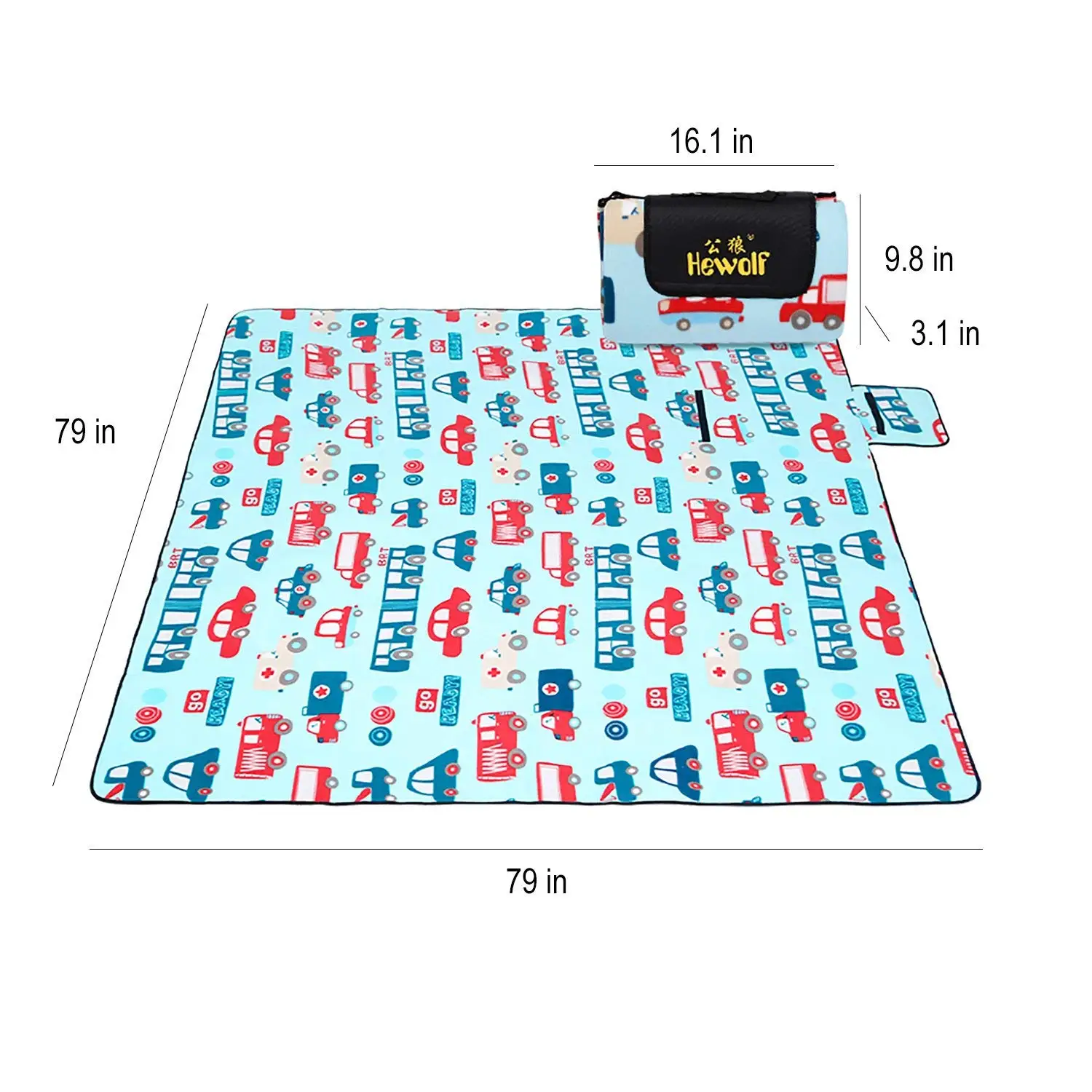 للماء في الهواء الطلق طوي التخييم حصيرة نزهة بطانية 200x200 سنتيمتر سميكة منقوشة الشاطئ بطانية الطفل تسلق بطانية متعددة Touri