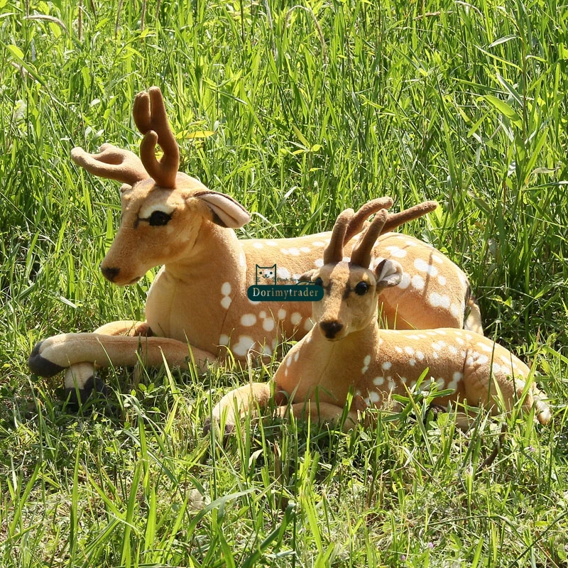 Dorimytrader 110cm Гигантский Мягкий Emulational Лесной Животный Sika Дир Плюшевые Игрушки