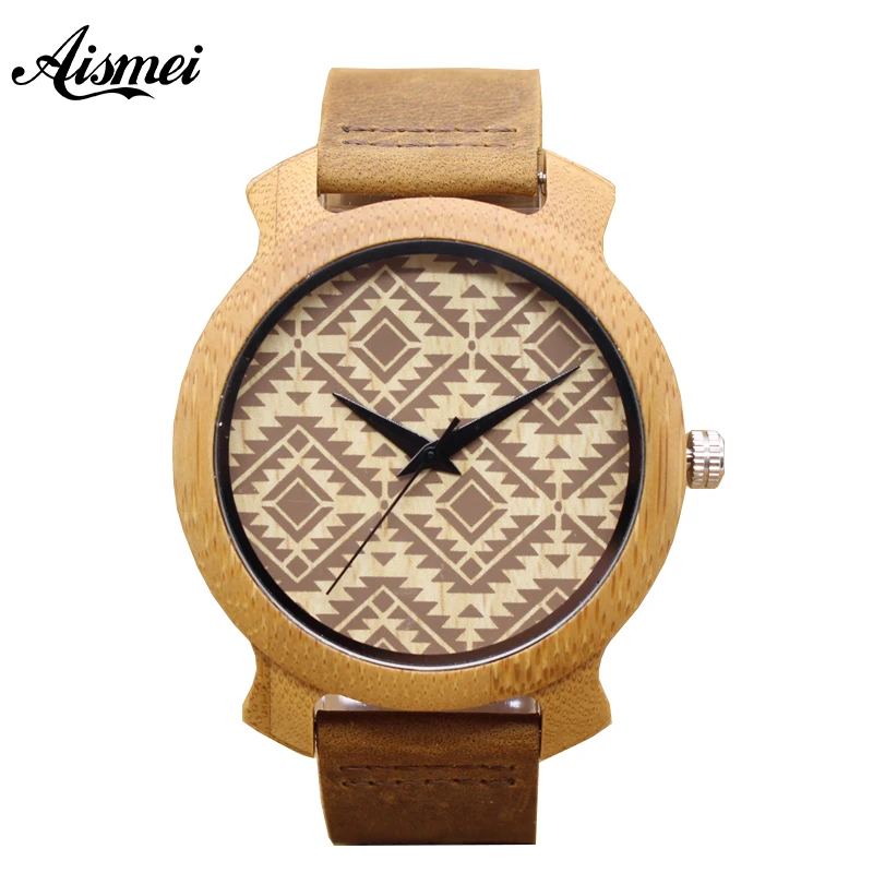 

2018 Top Brand luxury Wood Watches Men Women Casual Bamboo Quartz Wristwatch Genuine Leather Strap Relogio Masculino Hombre