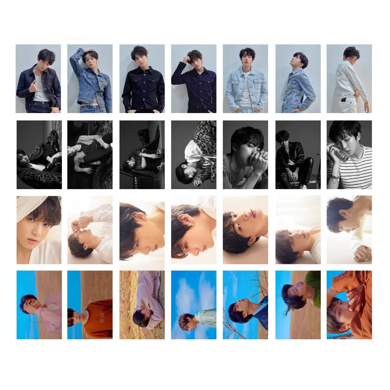 

KPOP Bangtan Boys LOVE YOURSELF Tear Album Transparent Photo Card PVC Cards Self Made LOMO Card Photocard XK560