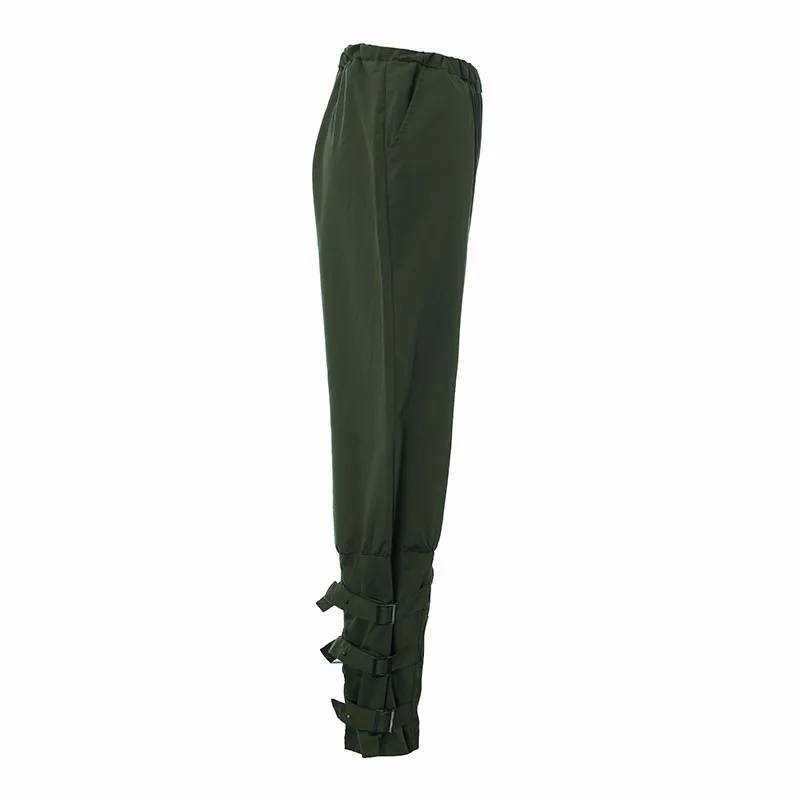ZANZEA/модные дамские штаны-шаровары; сезон осень; эластичная резинка на талии; длинные брюки на завязках; повседневные брюки для отдыха и офиса; стильные базовые брюки