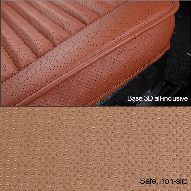 Universal Leather Car Seat Covers interior Automobiles Seats Cover Mats Auto Seat-Cover Cushion Protector Chair Pads Accessories - Image 4