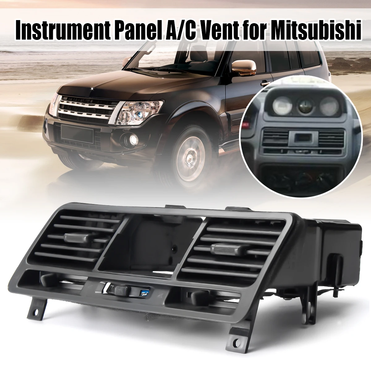 

Car Dashboard Panel Dash Air Conditioning Outlet Vent Plastic for Mitsubishi Pajero Montero V31 V32 V33 1998-2016 MR308038