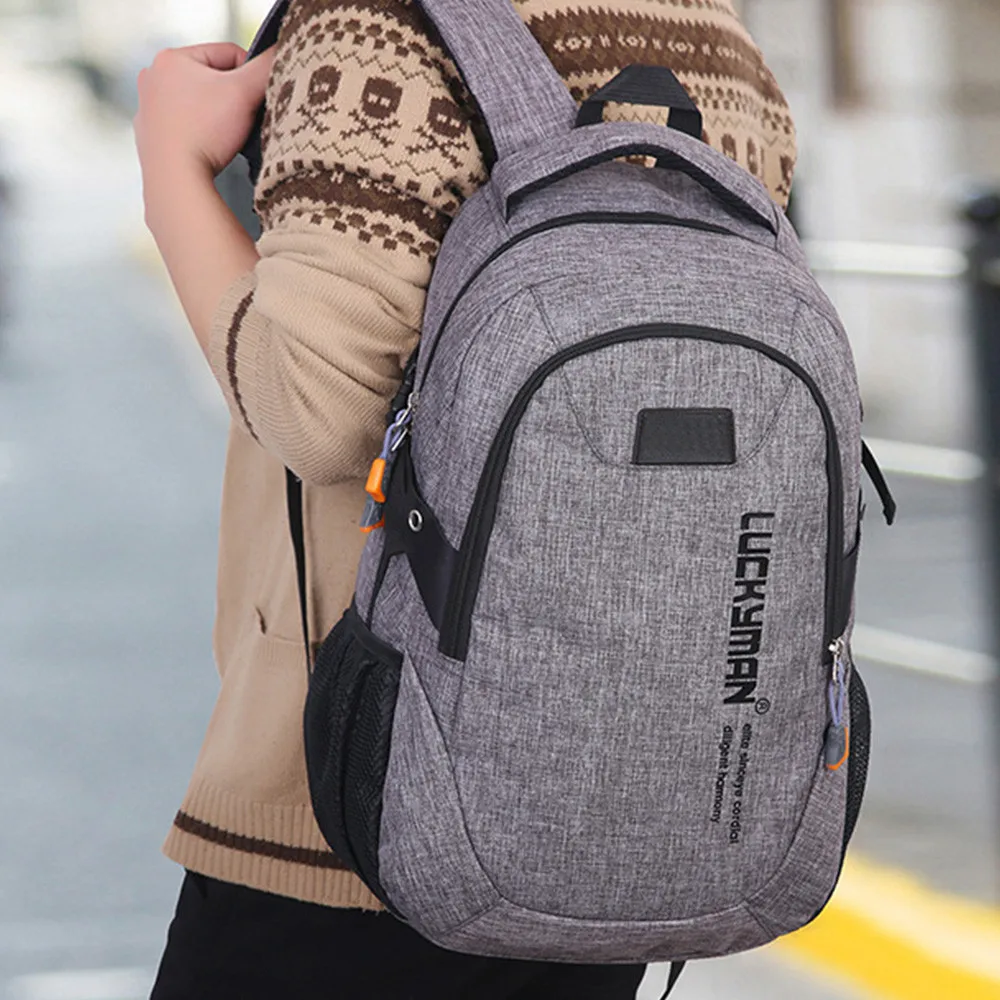 Aelicy, модный унисекс рюкзак для ноутбука, сумка через плечо для мужчин, школьный ранец, Женская холщовая дорожная сумка, органайзер, сумки для школьников и студентов