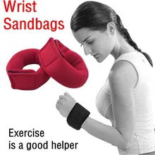 2 шт. новые весовые ремни для запястья или лодыжки полностью регулируемые песочницы тренировки высокого качества резиновая губка Удобная дышащая красная