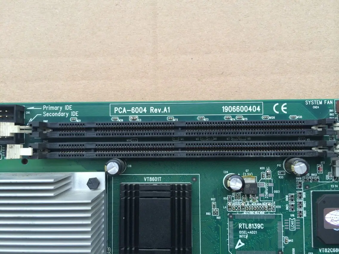PCA-6004 Rev.A1 산업용 제어판용