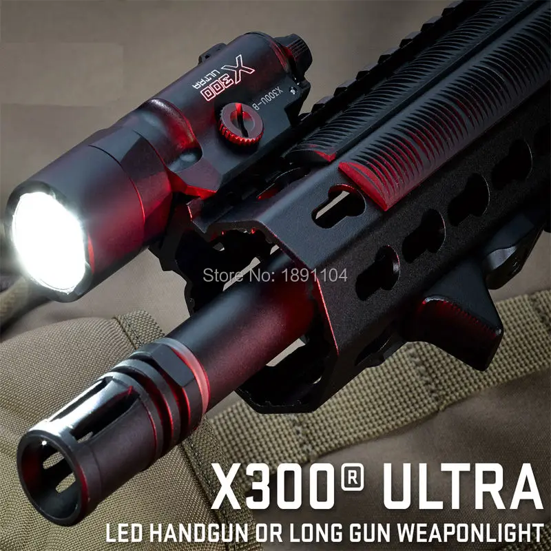 Элемент Тактический светильник SF X300 ультра светодиодный светильник оружие пистолет светильник X300U для охоты(EX 359