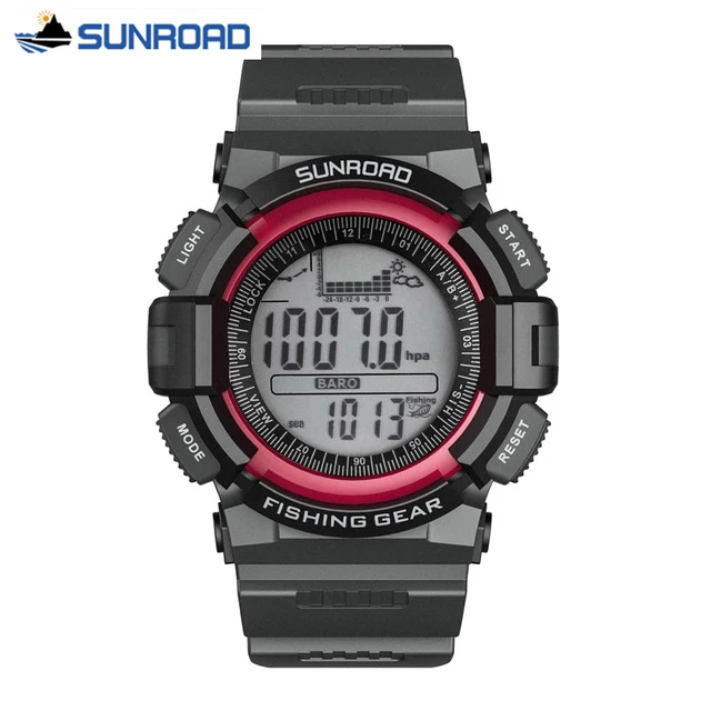 SUNROAD Sport Watch All In One Waterproof Fishing Barometer Thermometer Mountain SUNROAD Sport Watch All In One Waterproof Fishing Barometer Thermometer Mountain