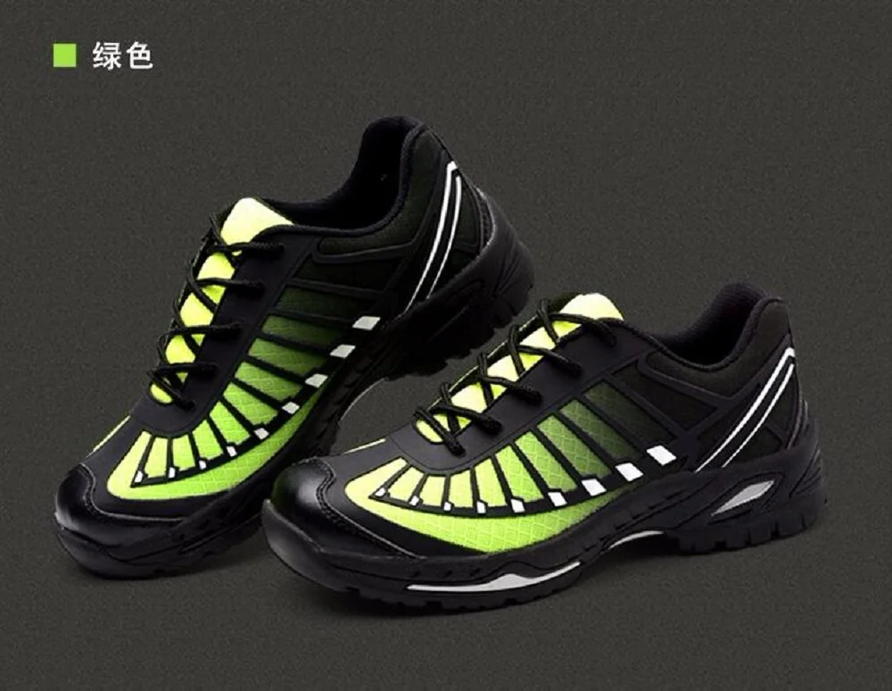 Woman Men's Plus Size Breathable Mesh Steel Toe Outdoor Safety Shoes Men Industrial & Construction Puncture Proof Work Shoes