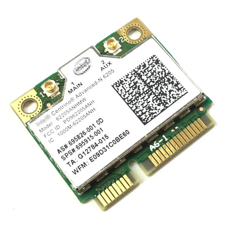 Intel 6205 62205ANHMW 802.11a/b/g/n 2 4G/5 0 Ghz Беспроводная мини карта PCI E SPS 695915 001 для HP EliteBook 8470p