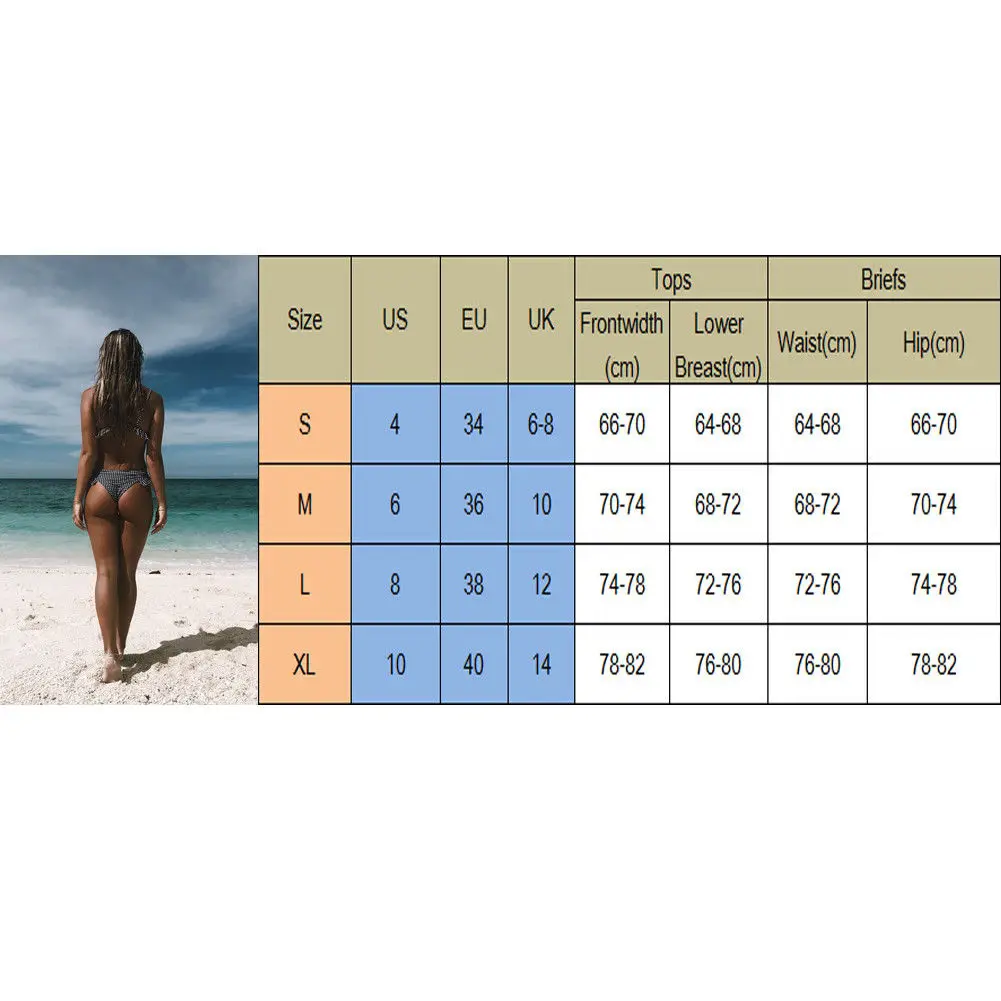 Купальники женские бикини Mujer женские летние пляжные бикини комплект для дам 2 шт. праздничные Купальники бассейн купальник бикини пуш-ап S-XL