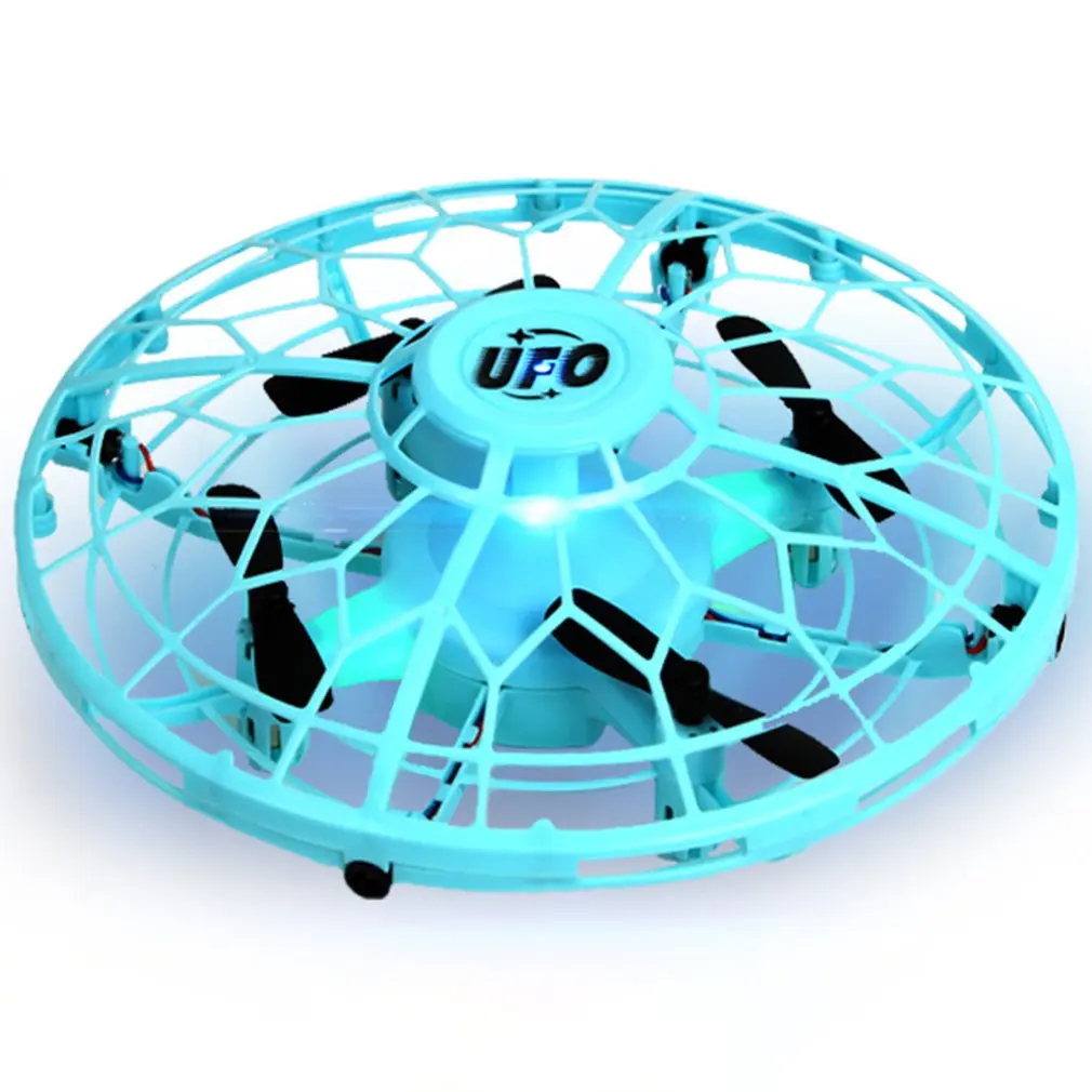 

UFO Hand Flying UFO Mini Induction Suspension RC Aircraft Drone Toys Gift Sensing and Lights