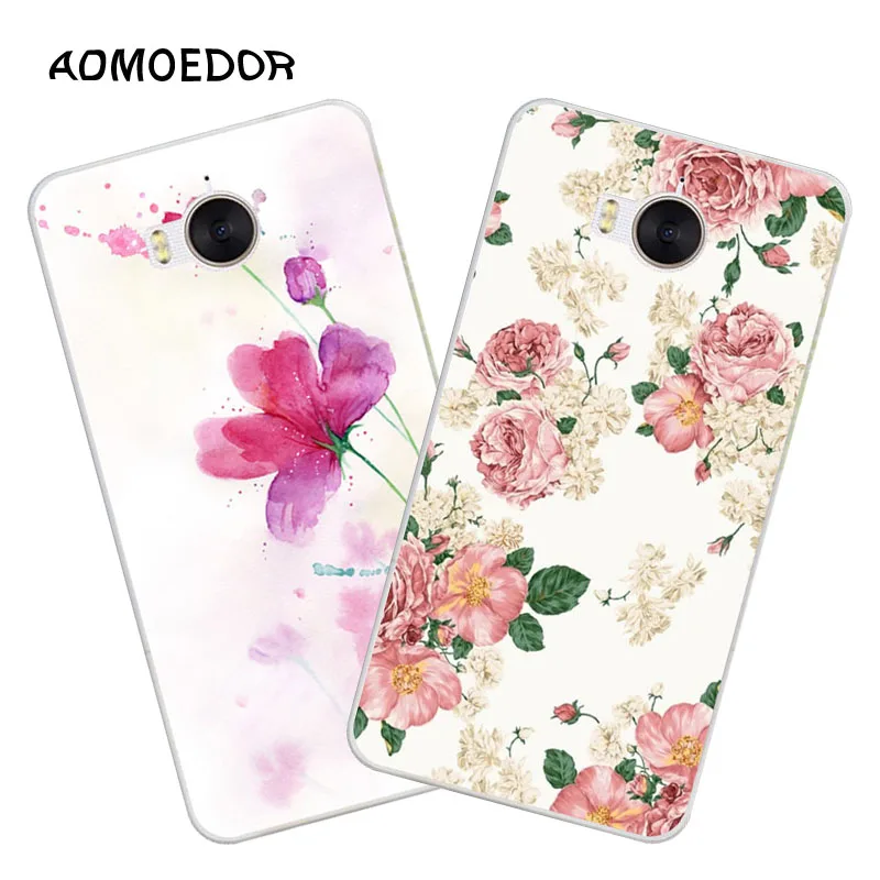 Huawei Y5 2017 Case Silicon Beautiful Flowers 3d Relief Painting Soft Tpu Back Cover For Huawei Y6 2017 Phone Bags Huawei Y5 Case Casehuawei Y5 Case Aliexpress