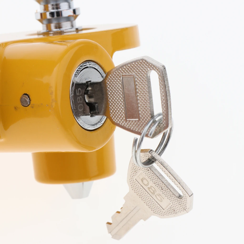 Universal Boat Motorcycle Trailer Zinc Alloy Ball Coupler Lock Heavy Duty Hitch Lock Motor Anti-Theft Lock Height Adjustable