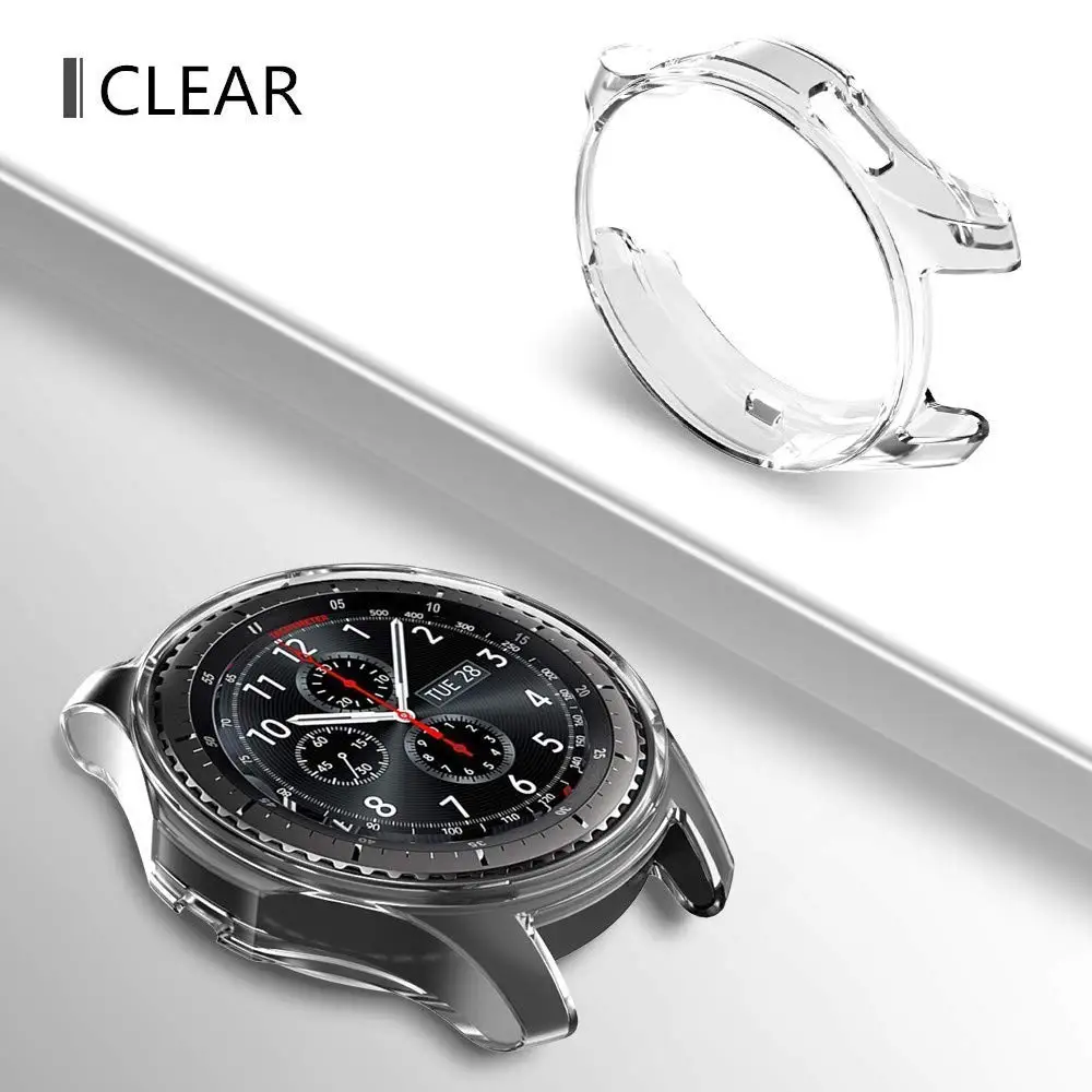 Для samsung Galaxy Watch 46 мм 42 мм ТПУ тонкий защитный чехол для смарт-часов для samsung gear S3 Frontier защитный чехол