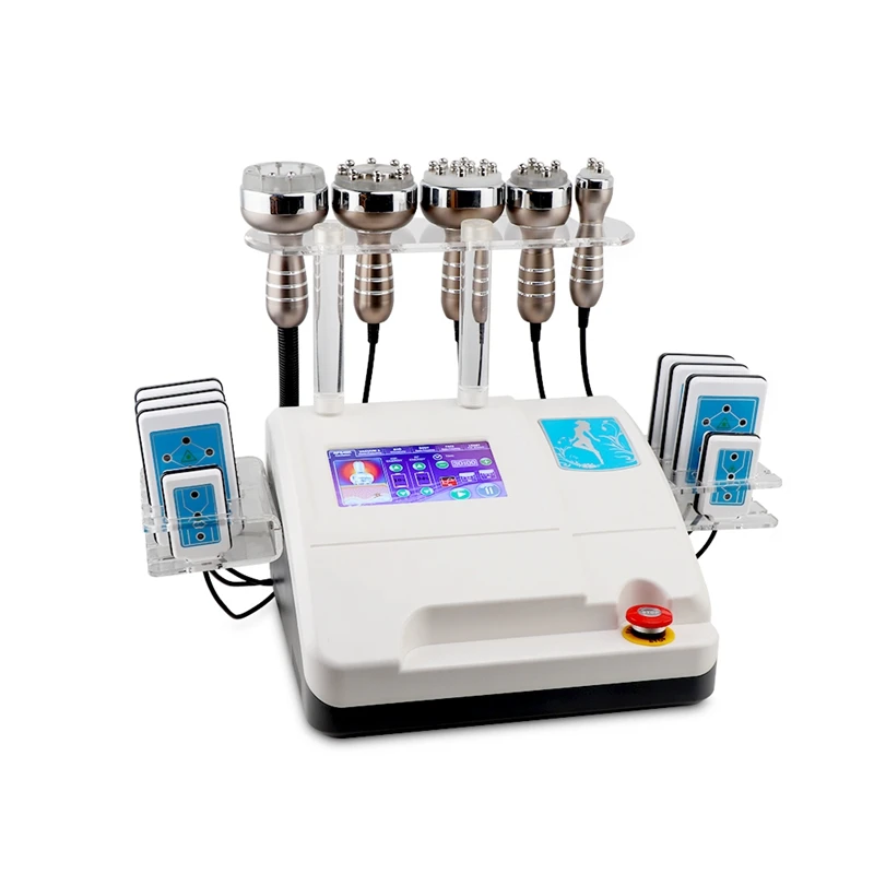 

Latest Model 6In1 Rf Radio Frequency Vacuum Lipo Cavitation Body Shaper Weight Loss Slimming Machine Spa Eu Plug