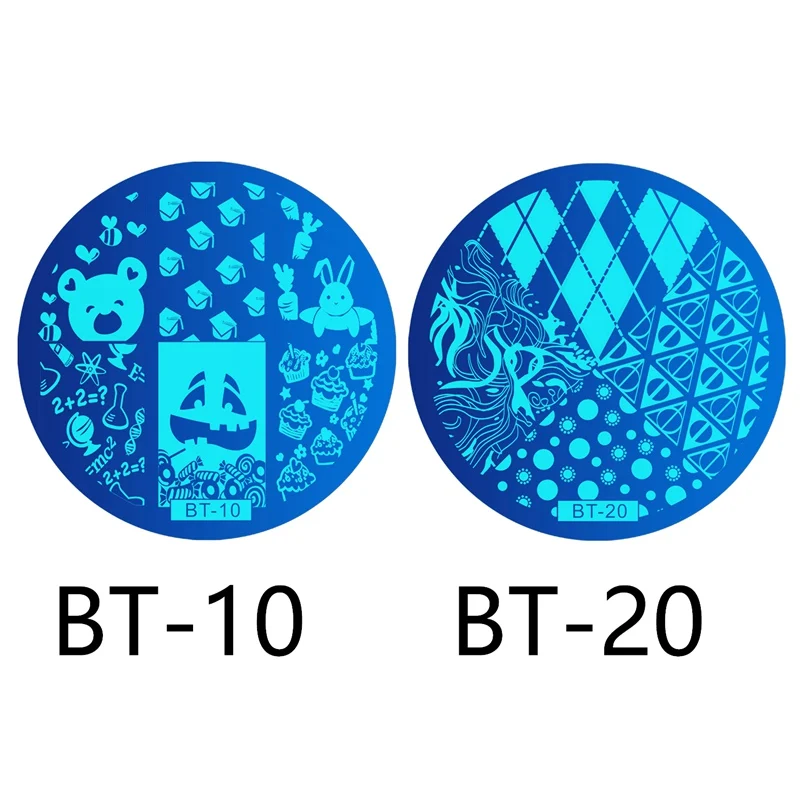 Набор тарелок для дизайна ногтей Biutee 16 шт./компл. пластина стемпинга сделай сам
